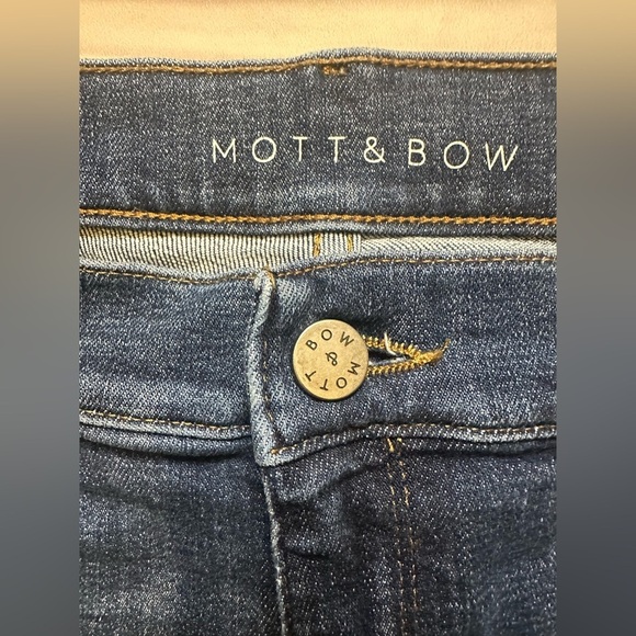 Mott & Bow Jeans Men's 34x32 Skinny Wooster versatile blue Denim stretch casual - Picture 8 of 10